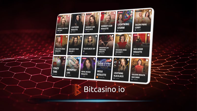 Bitcasino and live casino games